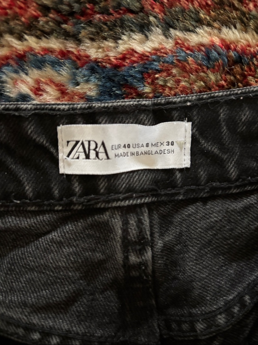 Zara Straight Leg Women’s Jeans - Black Fade